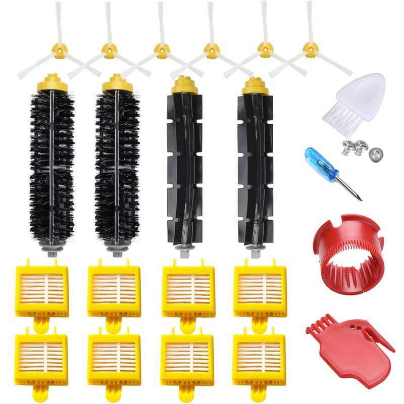 JoyBros 20-Pack Replacement Parts Compatible for iRobot Roomba Accessories 700 Series 760 761 770 780 790 Filter Brush Vacuum Cleaner Replenishment Kit - Image 1